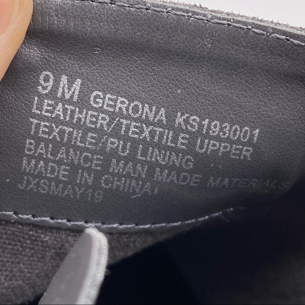 Kensie-Dark Gray Leather P'frated Ankle Bootie 9 - Picture 6 of 8